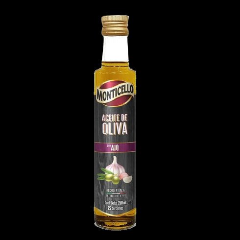ACEITE OLIVA MONTICELLO 250ML CON AJO